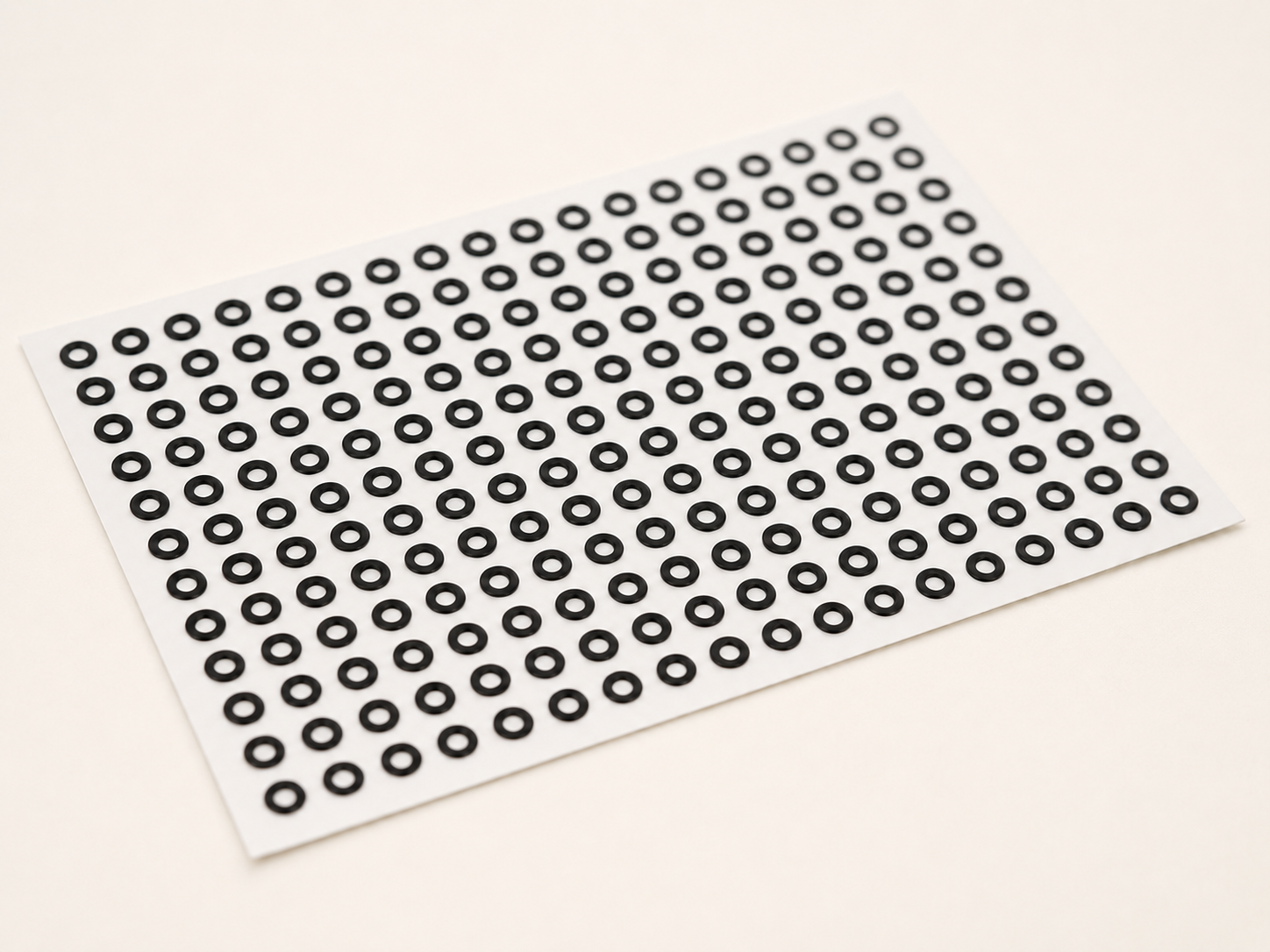 A sheet of waterproof breathable membrane vents