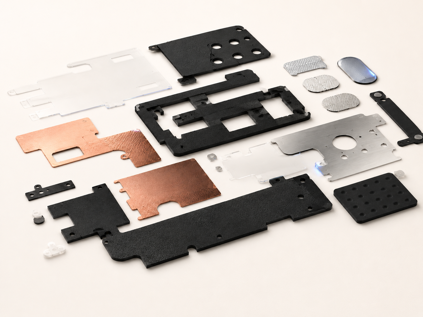 A kit of precision die-cut parts