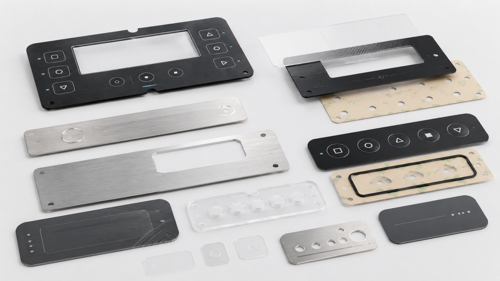 Nameplates and overlay panels, unbranded